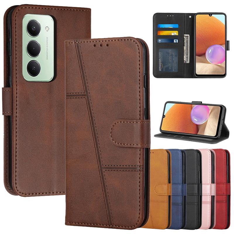 Кожаный чехол-книжка Remdi 15c 15 для Xiaomi Redmi 15 15C 14C 14R 13 13C 4G Redmi15 5G Магнитные чехлы Подставка Кошелек Чехол для телефона