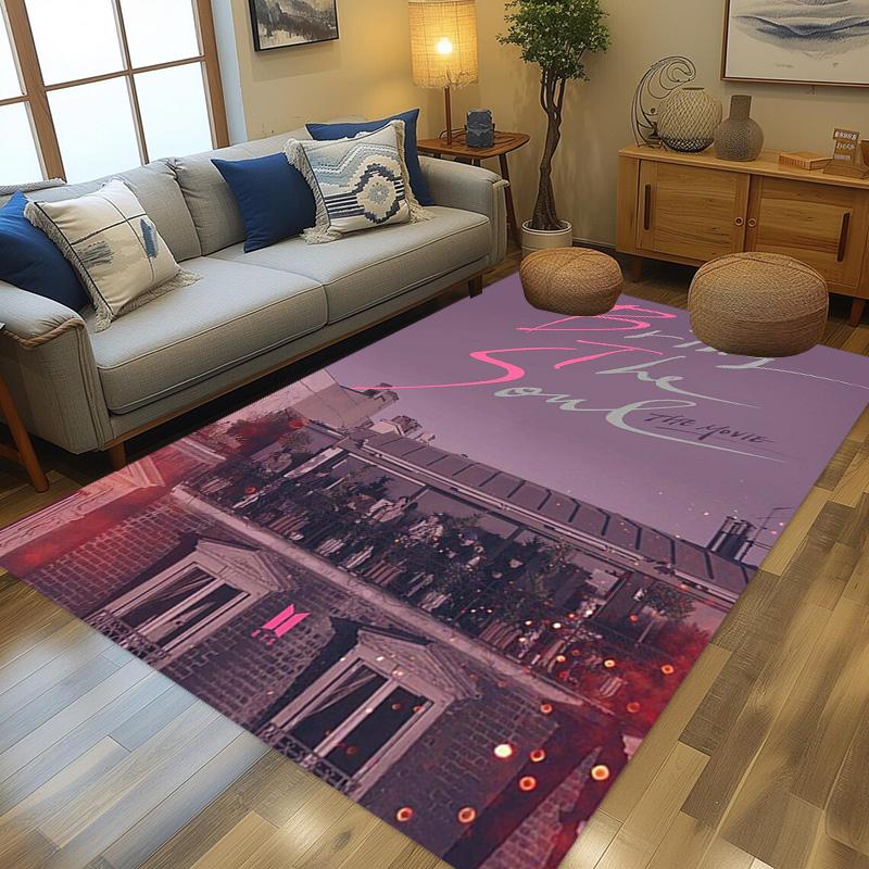 Vibrant Youth Energy carpet Living room and bedroom mats floor mats Fashion Dormitory decoration Protective pad