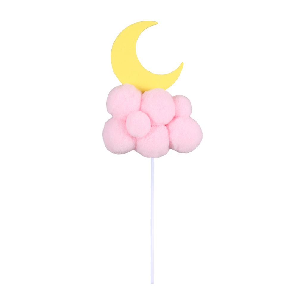 Beautiful Clouds Cake Topper For Birthday Party Decor Cake Decoration Happy Birthday Cupcake