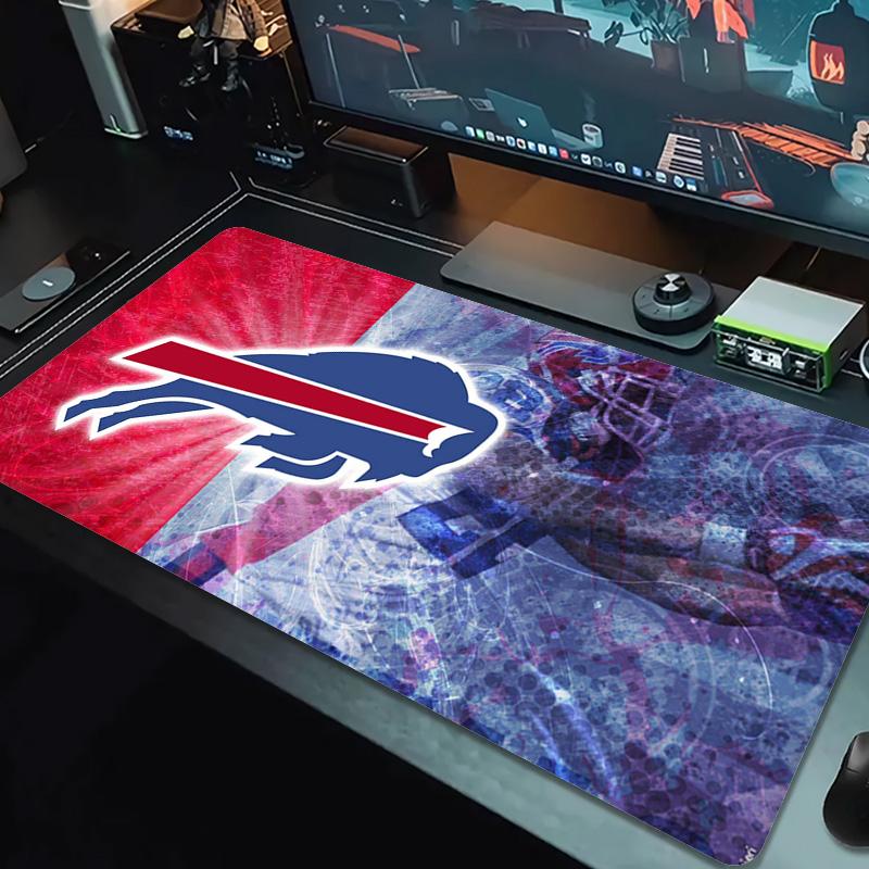 Buffalo Bills Color Mouse Pad Large Gaming Table Cushion Non-slip Laptop Tablet Big Mousepad XXL Mat Mini PC Playmat With Lock edge