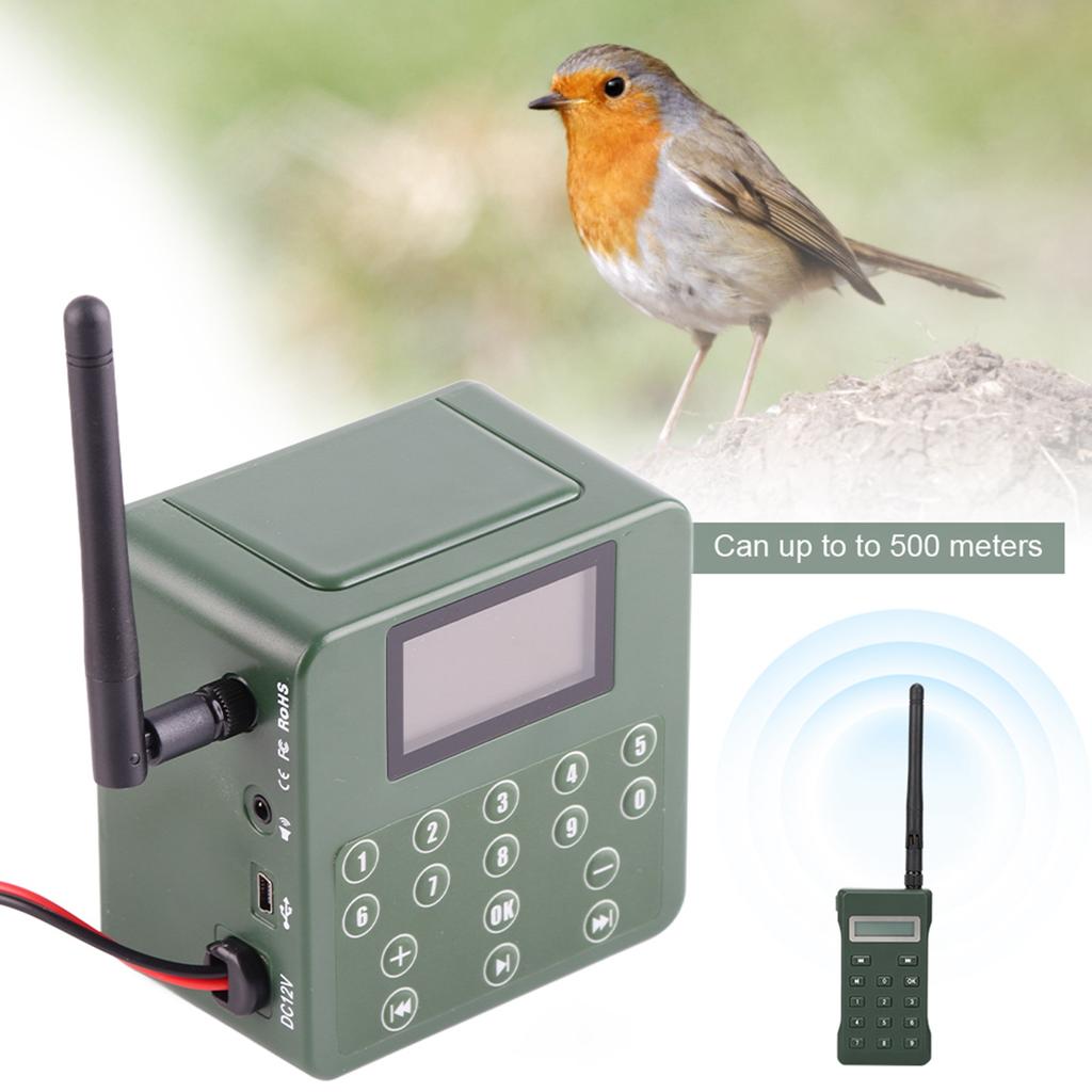 100W High Volume Speakers Birds Caller Sounds Player Outdoor Hunting Tool