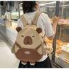 Cute Large Capacity Capybara Backpack Multicolor Kawaii Capibala Bag High Quality Student Schoolbag