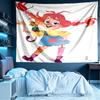 Pippi Longstocking Print Tapestry, Lightweight Wall Hanging, for Bedroom, Dorm, Living Room, Home Art Decor, Birthday Christmas Gift for Friends