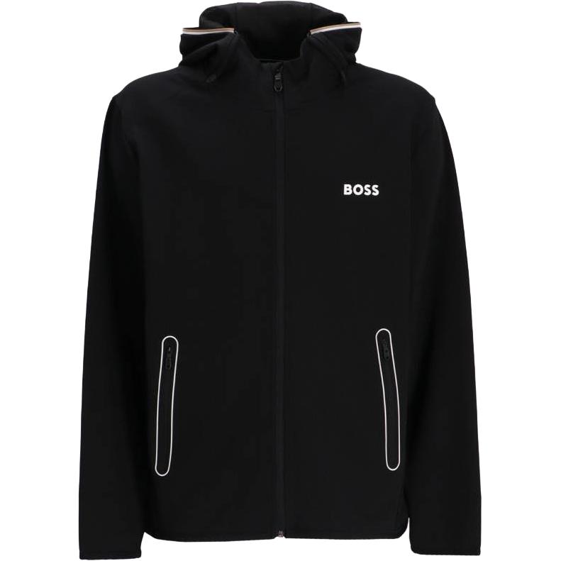 Hugo Boss Logo-Printed Zipped Hoodie 50542948-001