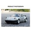 Игрушечная модель Porsche 911 Turbo в масштабе 1/36, литая под давлением ретро-гоночная модель с инерционным механизмом для мальчиков в подарочной коллекции
