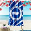 Пляжное полотенце Brighton Print, Большое мягкое быстросохнущее полотенце для пляжа, кемпинга, плавания
