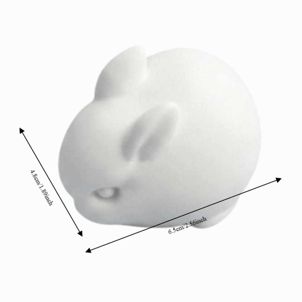 Non-Stick Surface Bunny Silicone Mold Easy Release 3D Bunny Mold Chocolate Making