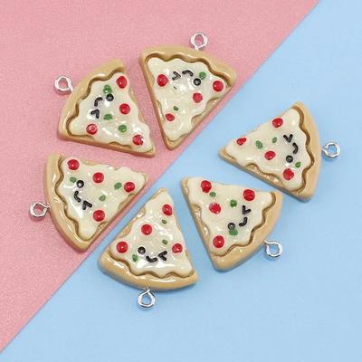 10 шт. Имитация подвесок-пицц Для кулона DIY Серьги Ожерелье Аксессуары для изготовления ювелирных изделий