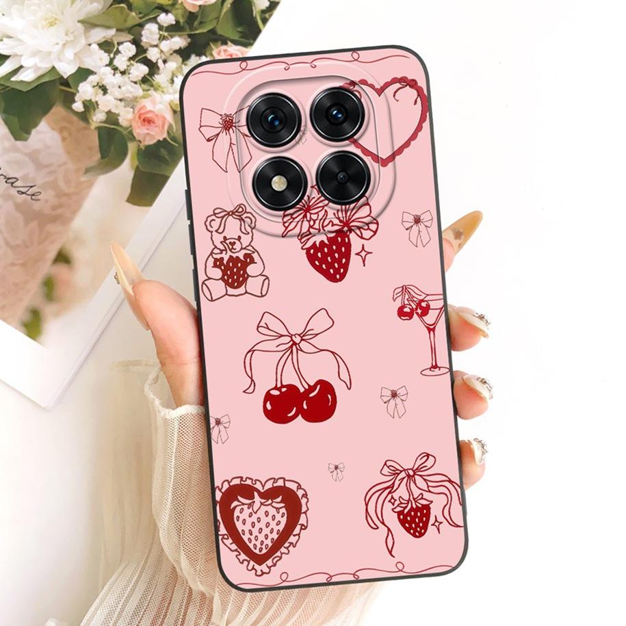 Чехол для Xiaomi Redmi Note 14 Pro 5G Милый Мультяшный Кот Утка Конфеты Раскрашенный Мягкий Силиконовый Чехол для Redmi Note 14 Pro Plus 5G