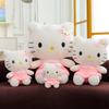 Adorable Flower Kt Cat Plush Toy Big Hello Kitty Doll With Soft Pp Cotton Filling