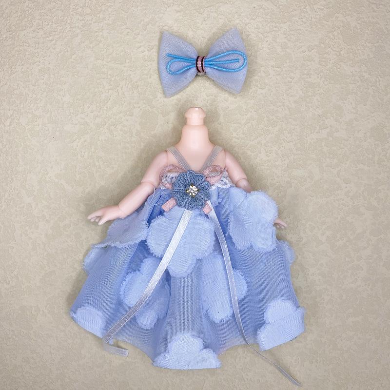 Только одежда, 15 см, мини-кукла, игрушка для девочек, полная одежда принцессы BJD, коллекция платьев, детская кукла, подарок