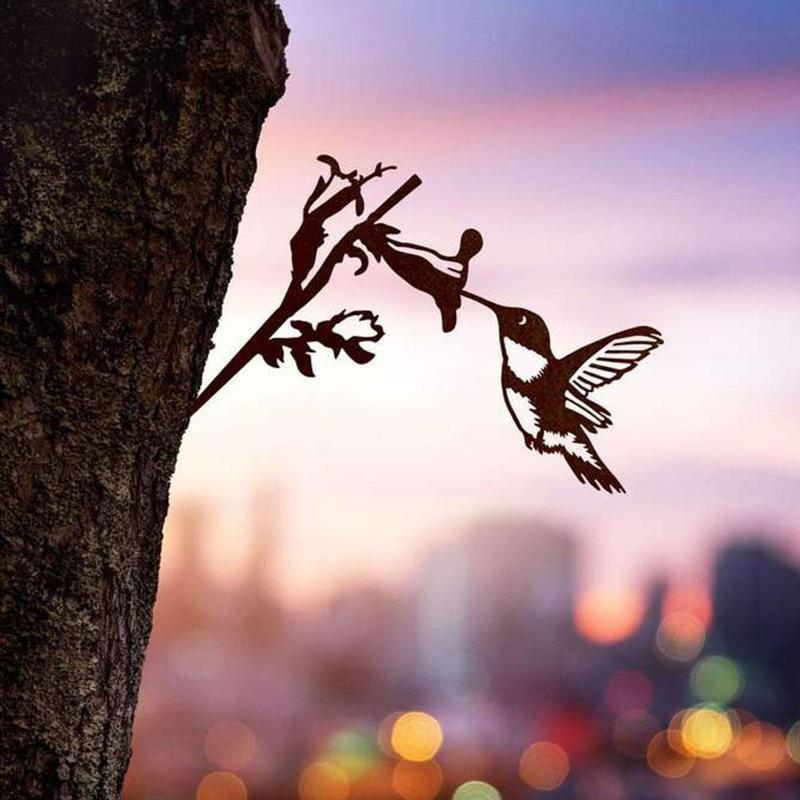 Gardening Ornaments Owl Bird Art Creative Simulation Animal Bird Ornament Garden Statues Yard Decor Gift Easter Decoration