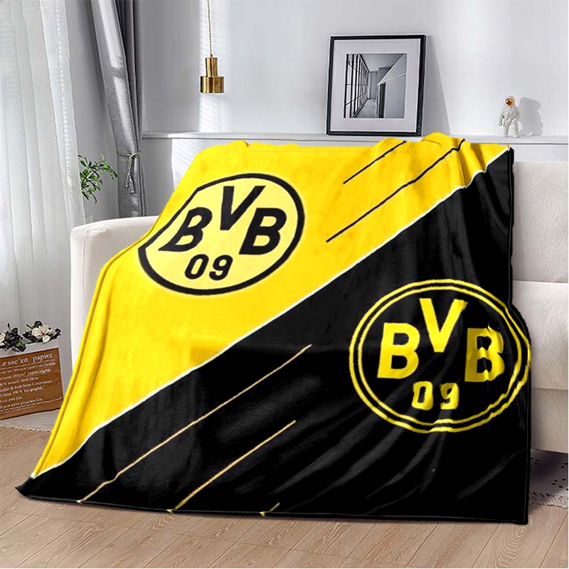 BVB Borussia Dortmund Marco Reus Flannel Blanket Soft Warm Throw Blanket for Sofa Bed Home Decor Football Fan Gift