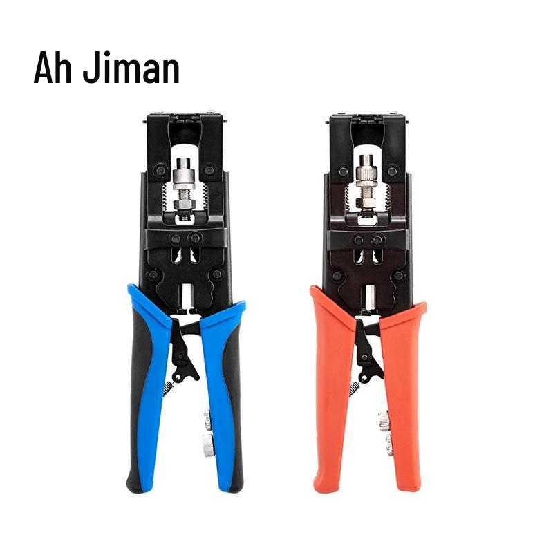 Многофункциональный храповой обжимной инструмент Jiman для коаксиальных F-разъемов/BNC/RCA