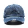Hat Fashion Ripped Wash Light Board Denim Cap Outdoor Sunscreen Shade Baseball Cap