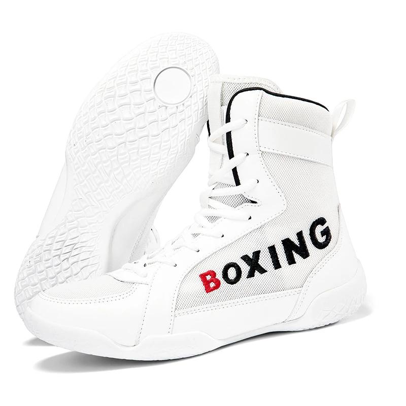 Boxing Boots Men Professional Wear-Resisting Sneakers Sports Training Combat Adult Fitness Athletic Brand Non-Slip Boxing Shoes