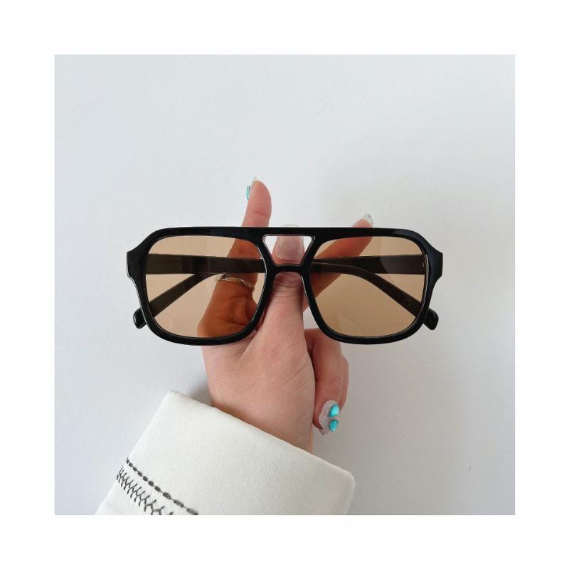 New Large Frame Square Sunglasses gentlemen's Pilot Fashion Sun Glasses gentlemen  Designer Vintage Eyewear UV400 Oculos De Sol