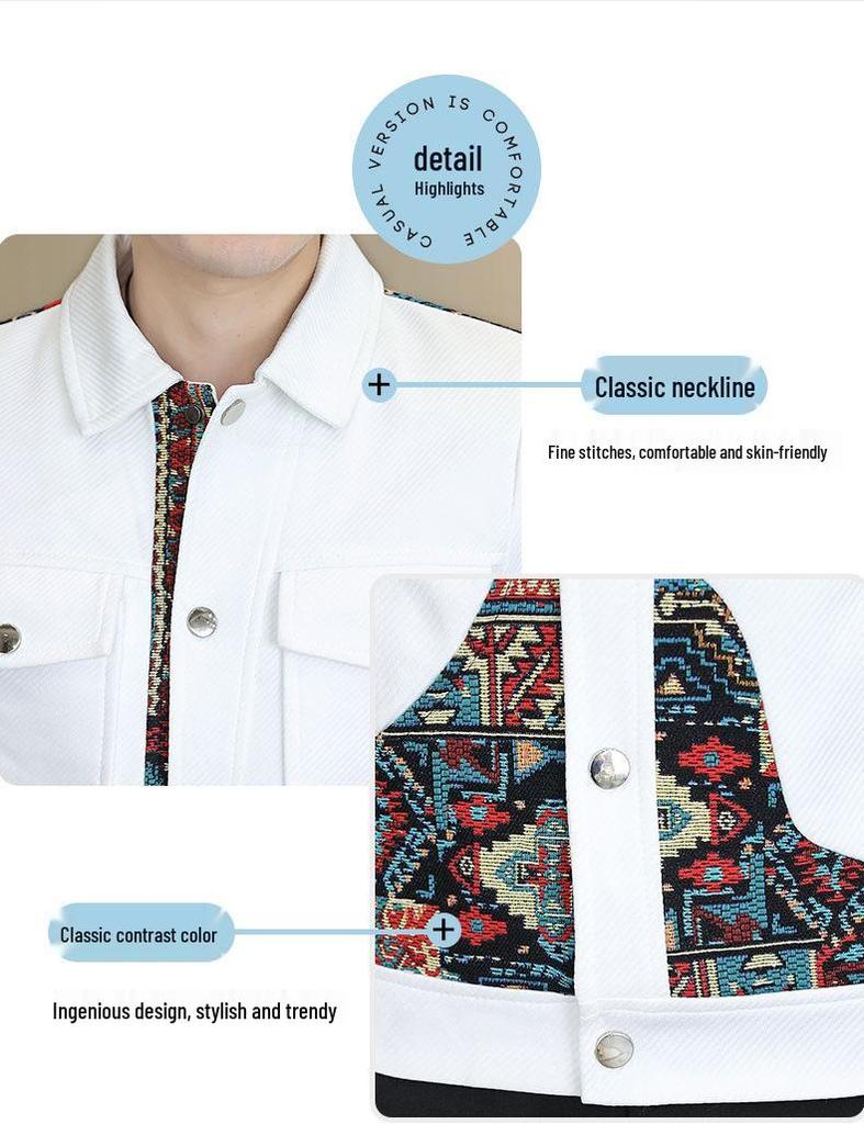 2025 Men's High-End Trendy Autumn/Winter Fashion Jacket