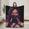 Скорпион Ограниченная Серия Mortal Kombat Покрывало Шерстяное Плед Украшение для Кровати Дивана Ультра-Мягкое Теплое Покрывало