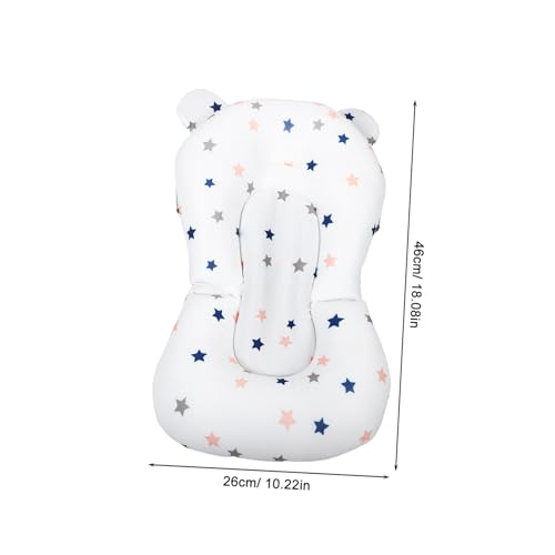Anti-Slip Mesh Cushion Baby Bath Pad, Safe Bathtub Seat for Newborns & Toddlers, Comfortable Non-Slip Bath Mat for Boys & Girls