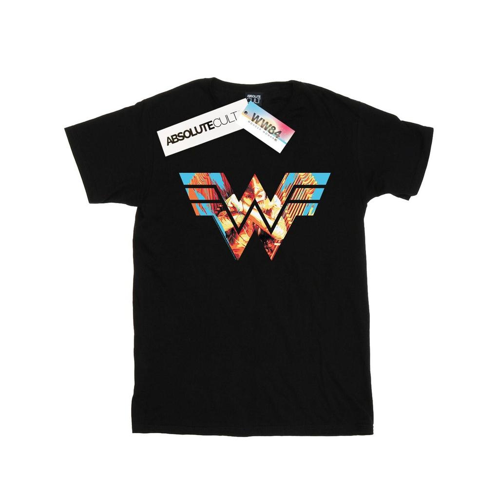 DC Comics Womens/Ladies Wonder Woman 84 Symbol Crossed Arms Cotton Boyfriend T-Shirt