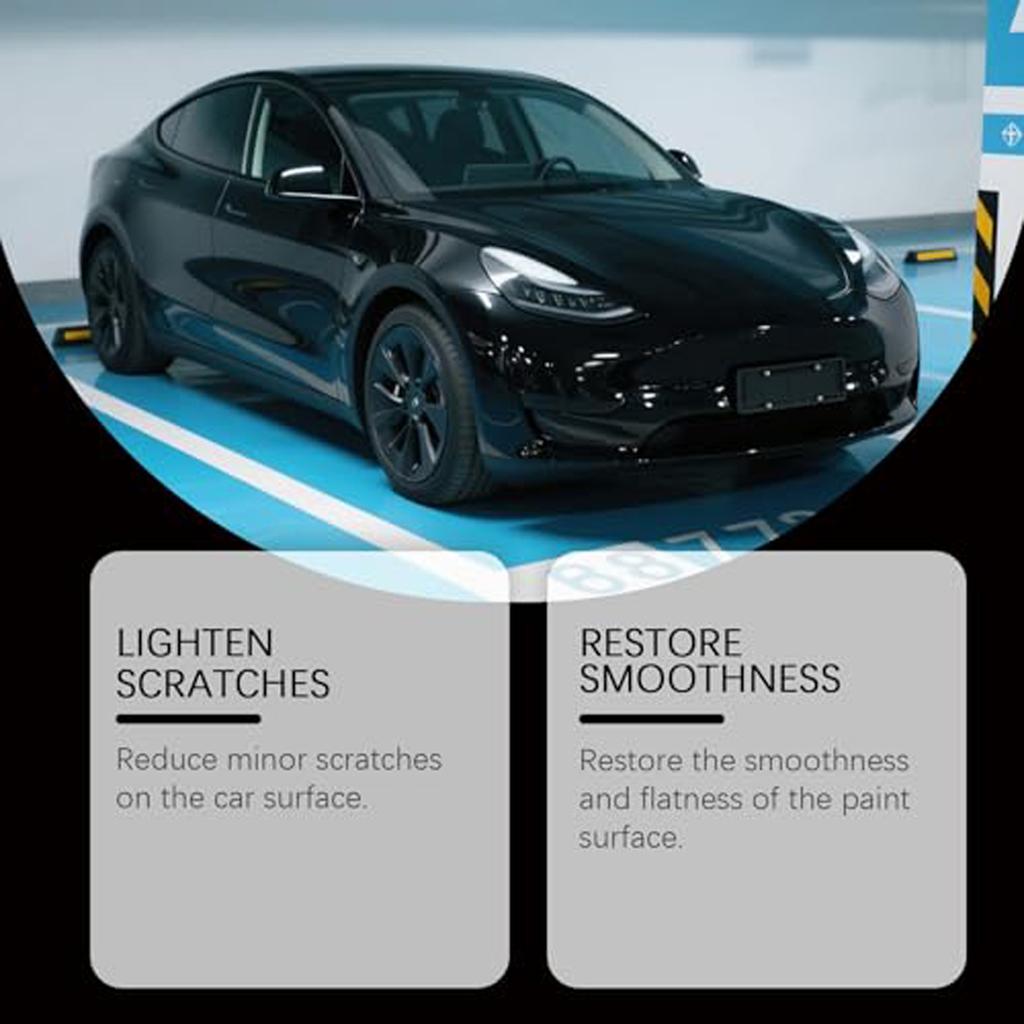 Car Scratch Wax - Minor Scratch Remover For Car Paint, Paint Restoration, DIY Car Polish Wax