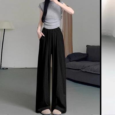 Брюки для беременных на лето, тонкие модели для носки, новые стили для женщин, без животоподдерживающих, брюки Ямамото, без живота, повседневные широкие брюки