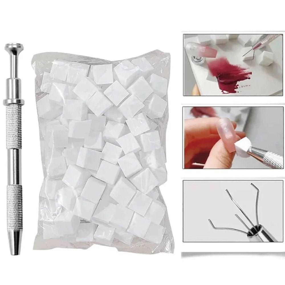 50Pcs Nail Brushes Gel Polish Design Nail Gradient Sponge Square Nail Art Sponge