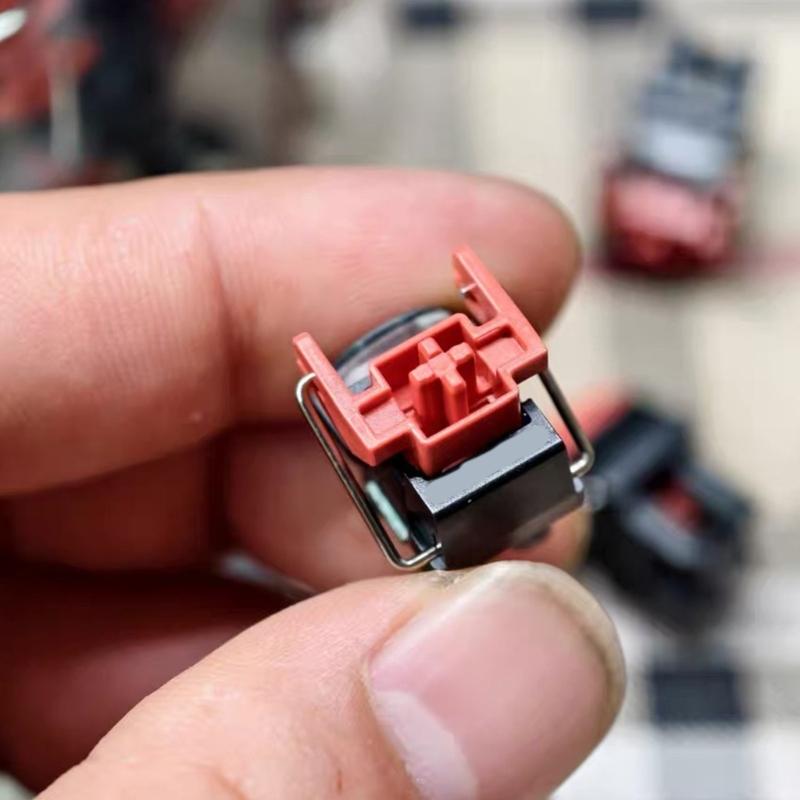 4 шт. Горячезаменяемые щелкающие оптические переключатели для механических клавиатур с быстрым срабатыванием 1,5 мм и легким усилием 45 г
