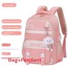 Girls Large Capacity Backpack With Breathable Material For Education School