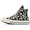 Кеды Chuck 70 High Leopard Remix Унисекс Черный Белый A12350C