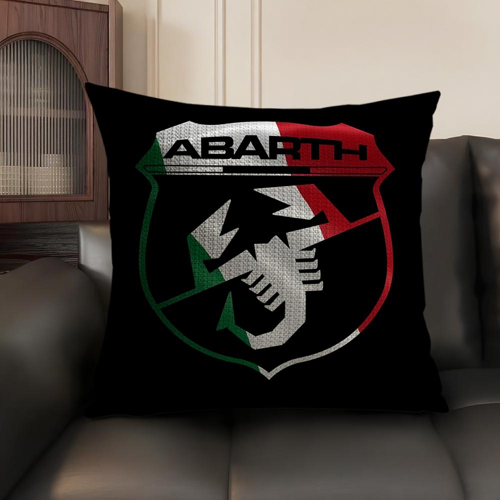 Brand AAbarth Scorpion Cushion Cover Natural Linen Organic Fabric DoubleSided Printing Sofa Home Decor Gift Pillow Case