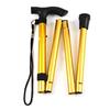 Outdoor Walking Stick Telescopic Baton Hiking Trekking Poles Folding Cane Crutches Pole for Elderly People