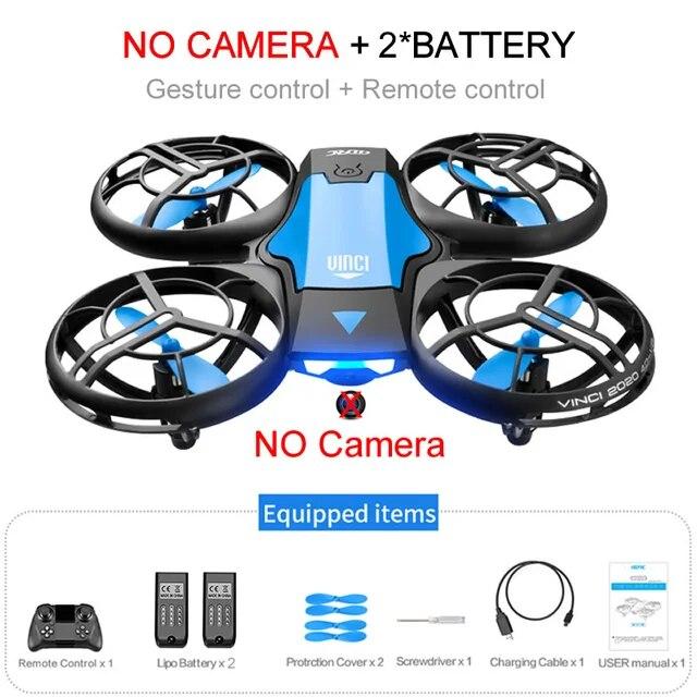 2025 Новый V8 Индукционный контроль RC вертолет игрушка подарок FPV VR Мини Дрон 4k HD Аэрофотосъемка складной квадрокоптер с камерой
