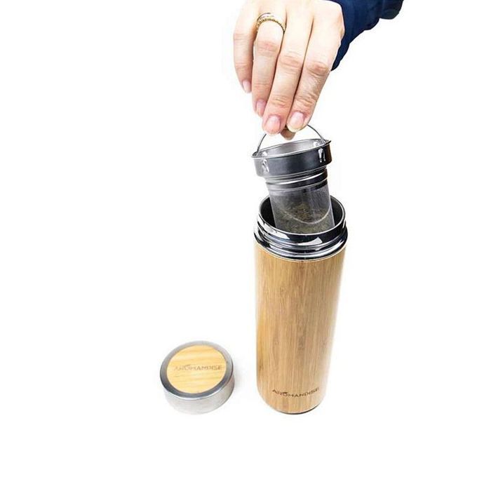 Gourde en bambou pour infusions - 450 ml