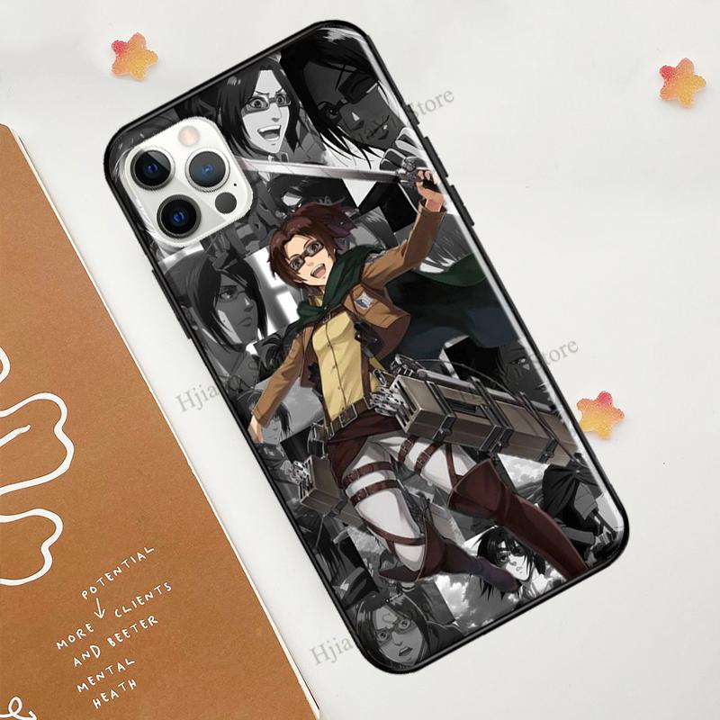 Hange Zoe Attack On Titan Anime Case For iPhone 12 Pro Max 13 Mini 6S 7 8 Plus SE 2020 Case For iPhone 11 Pro Max XS X XR