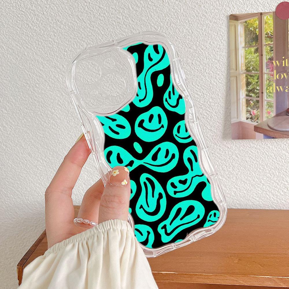 Ae88 Lovely Smiley Art Protective Phone Cases for Samsung S23 S24 Ultra A55 A14 A25 A13 Infinix Hot 40 Pro Tecno Spark 20C Wave TPU Back Cover