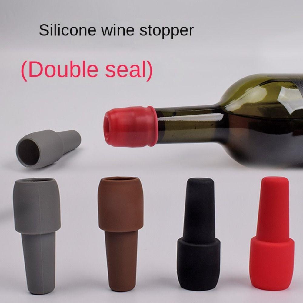Silicone Red Wine Sealer Sparkling Wine Bottle Stopper Wine Sealer Silicone Wine Stopper