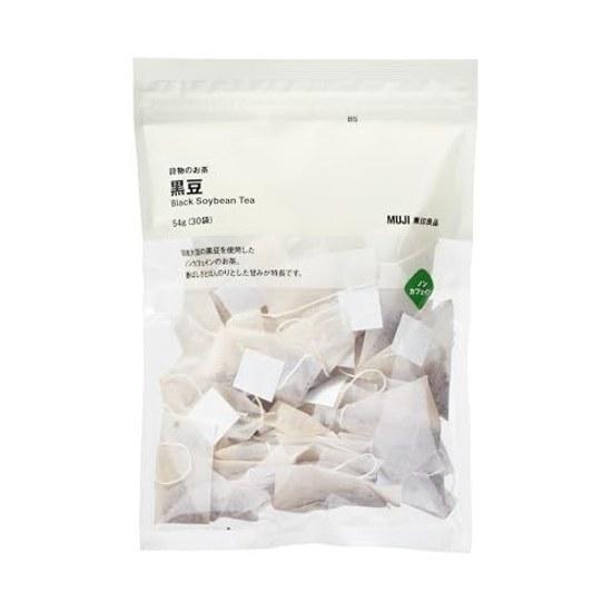 Muji Большая сумка Чай из злаков Черная фасоль 54г (1,8 г 30 пакетиков)