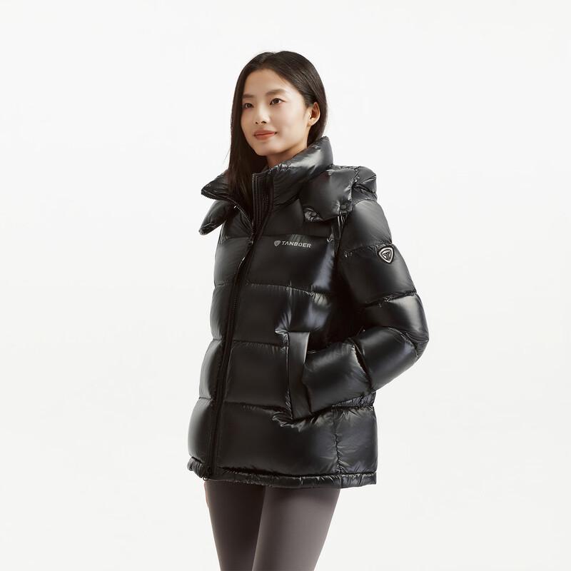 Tanboer Women's Outdoor Detachable Hood Short Down Jacket 62550512