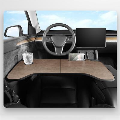 Стол для Tesla Model Y 3 Автомобильный руль Доска для ноутбука Складной настольный держатель для еды и напитков Поднос