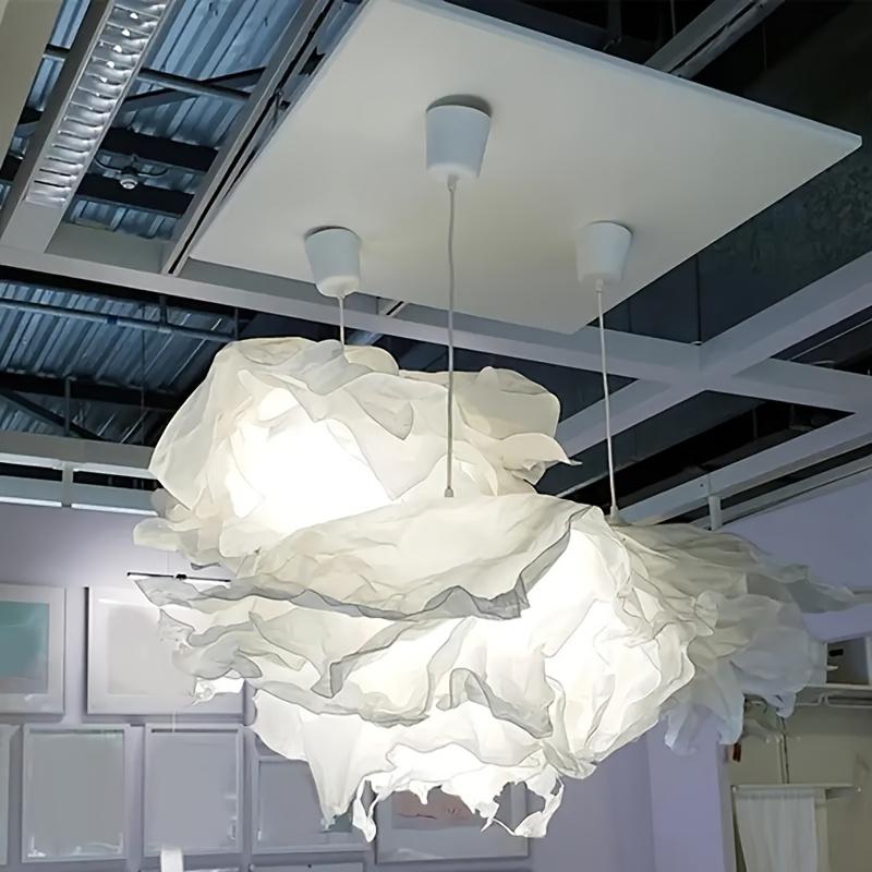 1шт абажур в виде облака, белый, в комплект не входят лампочка и провод, украшение для дома, бумажный абажур, художественный, 42/60/85 см