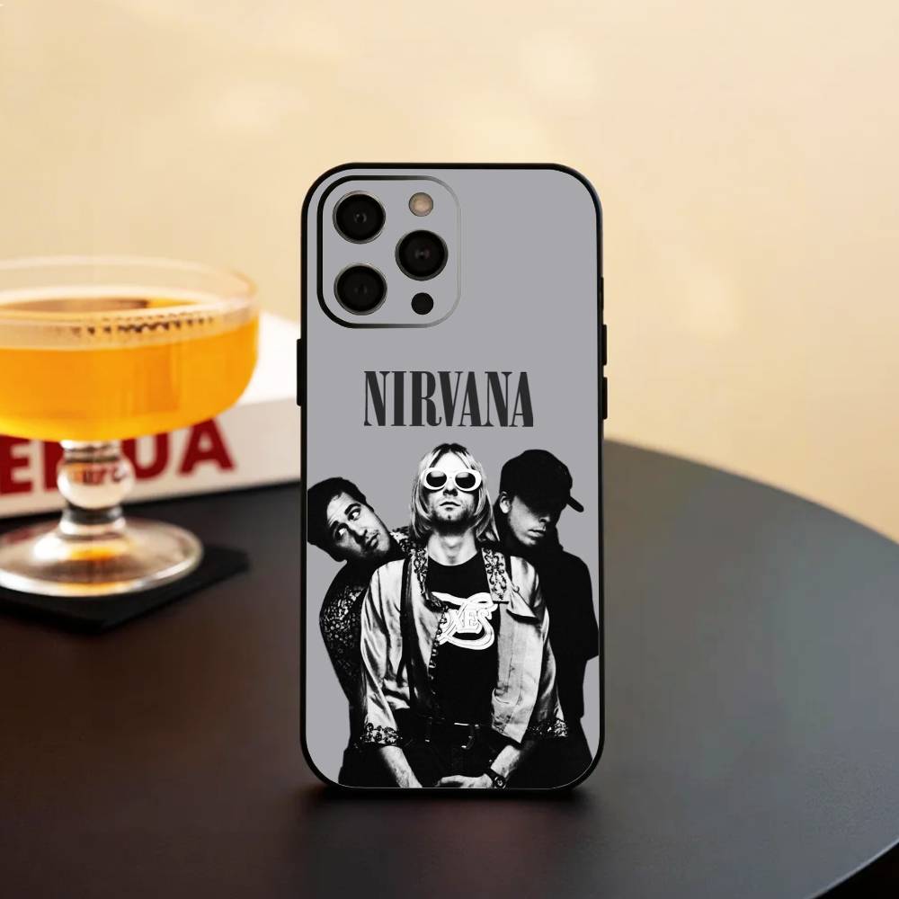 COOL BAND N-Nirvana Phone Case Silicone Soft For IPhone 17 16 15 14 13 12 11 X XR Plus Pro Max Plus