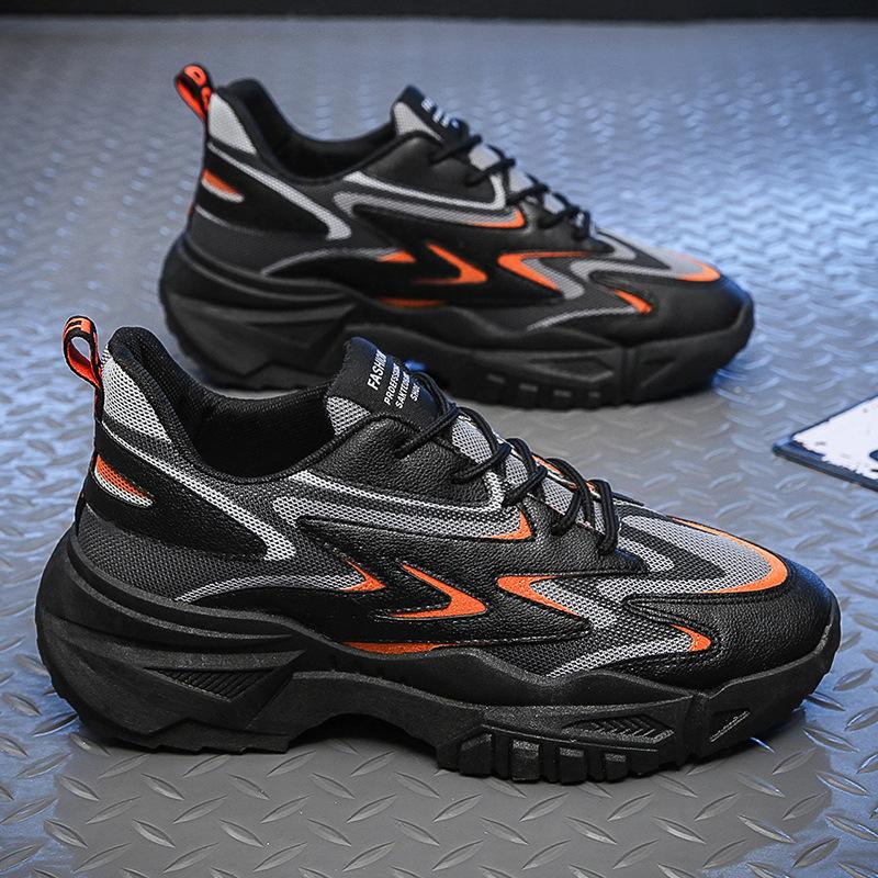 Кроссовки на толстой подошве для мужчин, обувь на платформе, новые дышащие спортивные туфли 2024 года, кроссовки для легкой атлетики, zapatillas hombre