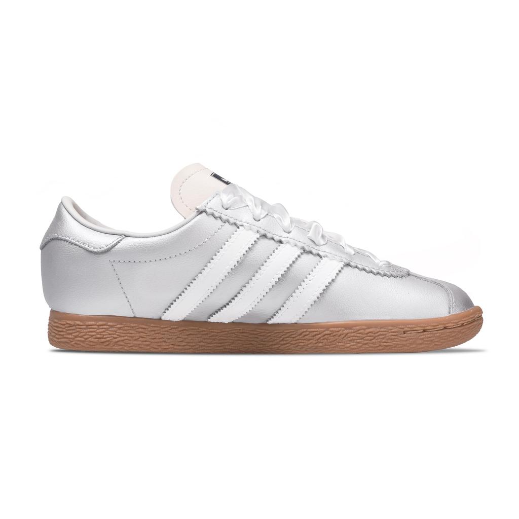 Adidas Originals Stadt Abrasion Resistant Low top German Army Trainers Unisex Silver JR8312(Team357-)