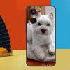 Собака Вест-хайленд-уайт-терьер Для Realme C75 C71 C55 C53 C67 C61 C33 C63 C51 10 11 12 13 14 Pro Plus C65 GT7 15 Pro Чехол
