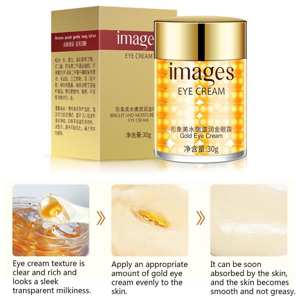 Золотой крем для глаз с коллагеном Hydra, увлажняющий, удаляет мешки под глазами, против отечности, удаляет темные круги