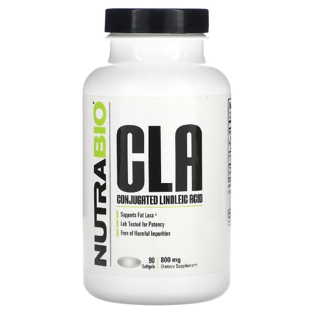 NutraBio CLA 800 мг Конъюгированная линолевая кислота Мягкие капсулы 90 таблеток 1 шт. Состав: может быть изменено по | 90 таблеток 1 шт.