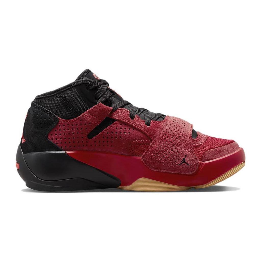 Air Jordan Zion 2 GS Красные Черные с Каучуковой Подошвой Детские Баскетбольные Спортивные Кроссовки DV2463-600