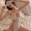 Style bell erotic underwear sexy lace temptation pure desire blindfold strap large size passion small chest three-point style
